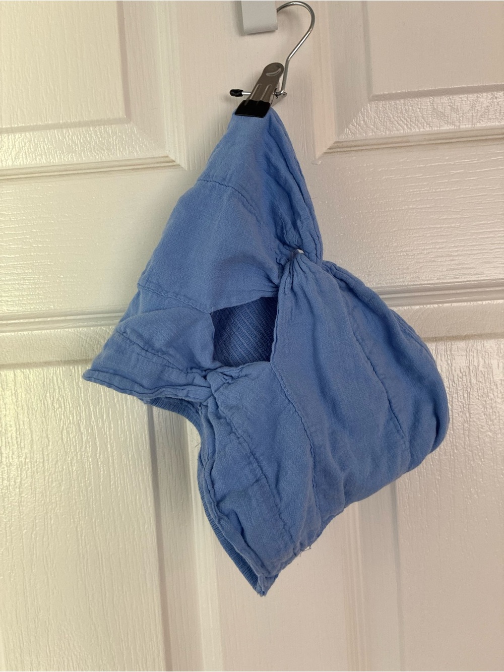 Blanco by Nature Blue Smocked Bandeau Tube Top Size Small